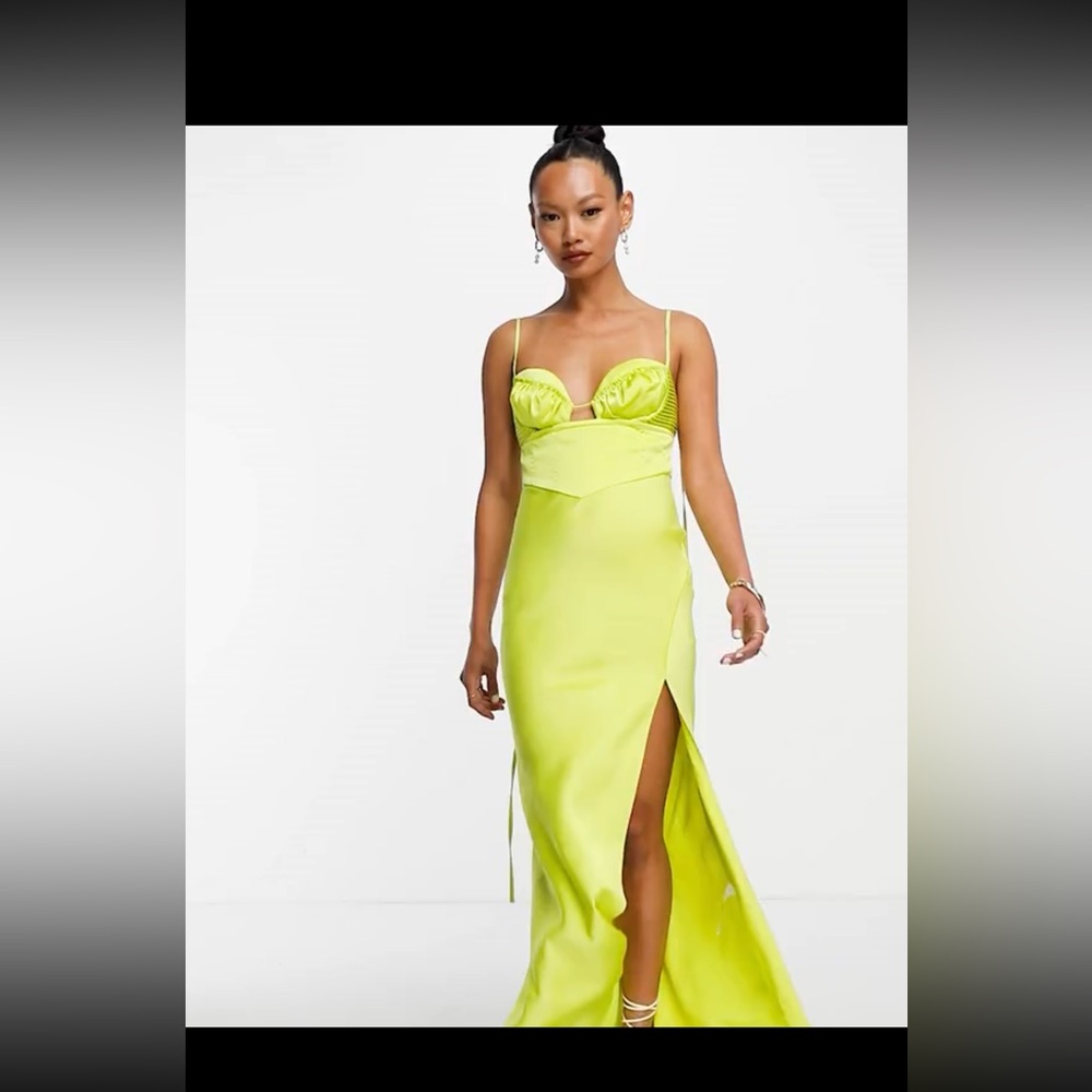 ASOS Design Satin Midi Dress